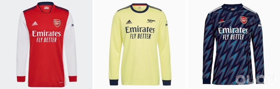 只有 6 家英超俱乐部出售长袖球衣
