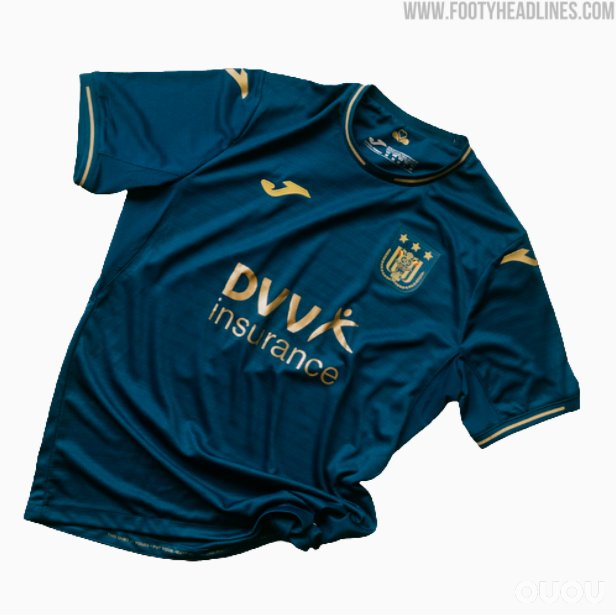 安德莱赫特发布21-22赛季第二客场球衣