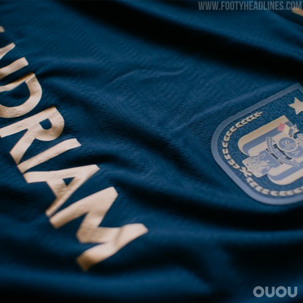 安德莱赫特发布21-22赛季第二客场球衣